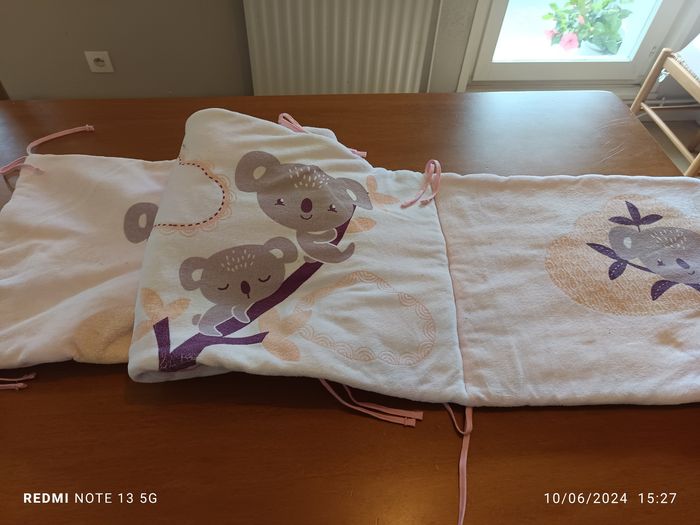 Turbulette et tours de lit petits koalas - photo numéro 3