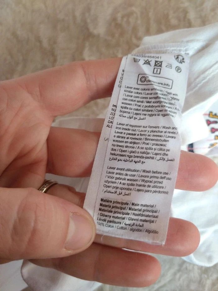 Ensemble (tee shirt manches longues+legging côtelé) Fille 3 mois Chouette Minette Gémo - photo numéro 8