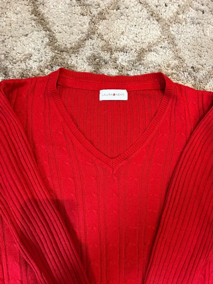 Pull col en V Laura Kent - photo numéro 2