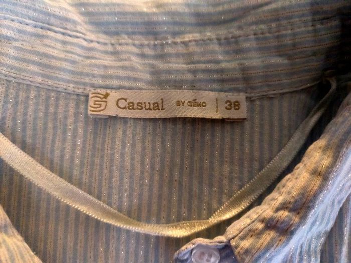 Chemise à manches courtes – Casual – T. 38 - photo numéro 5