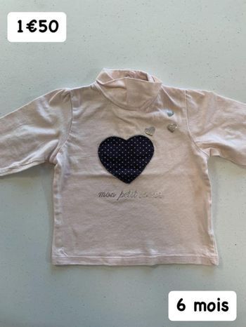 T-shirt 🌺 6 mois 🌺 Sans marque