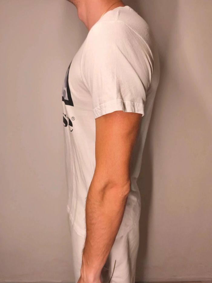 T-shirt Ellesse Homme Taille S Blanc - photo numéro 4