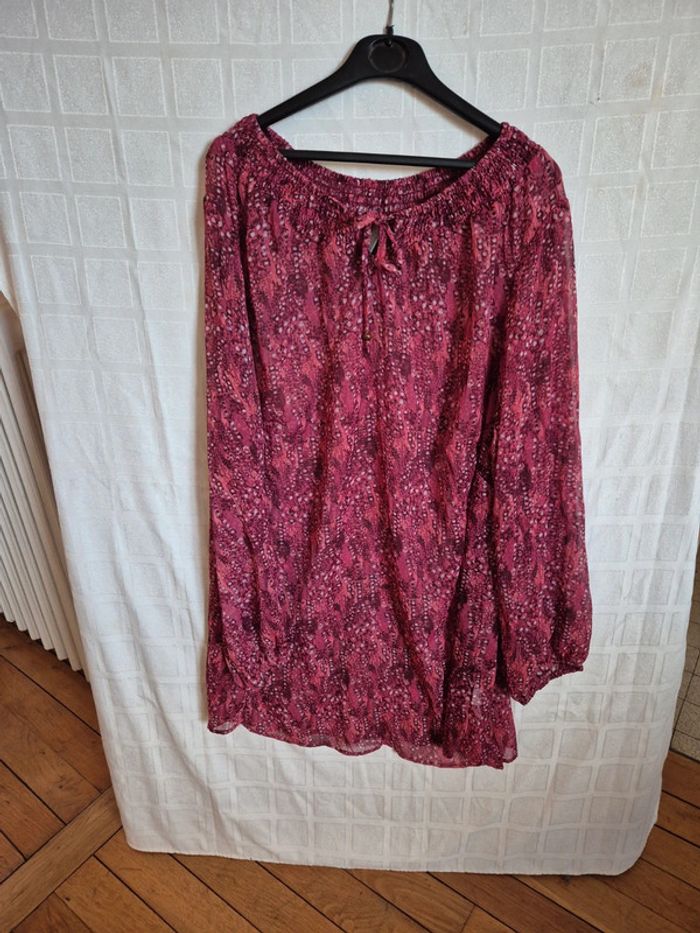 blouse multicolore taille 54