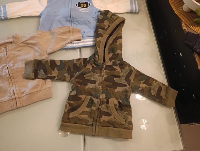 Lot de 3 vestes zippées - photo numéro 2