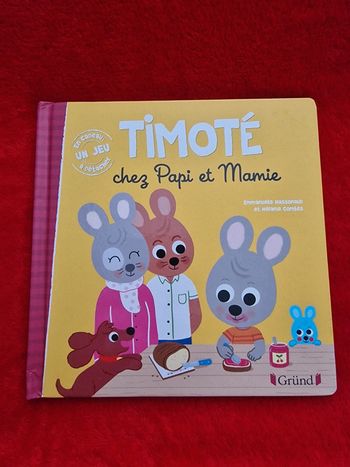 Livre timoté chez papi et mamie