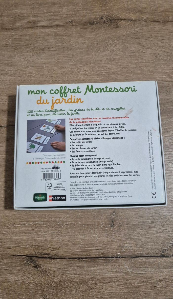 Coffret Montessori du jardin - photo numéro 5