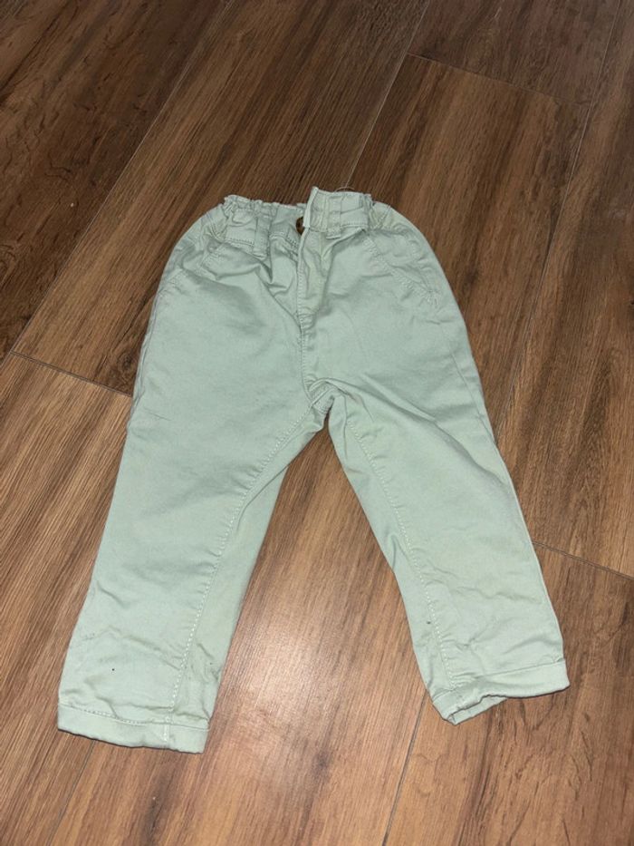 Pantalon chino vert