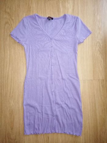 Robe jersey manches courtes