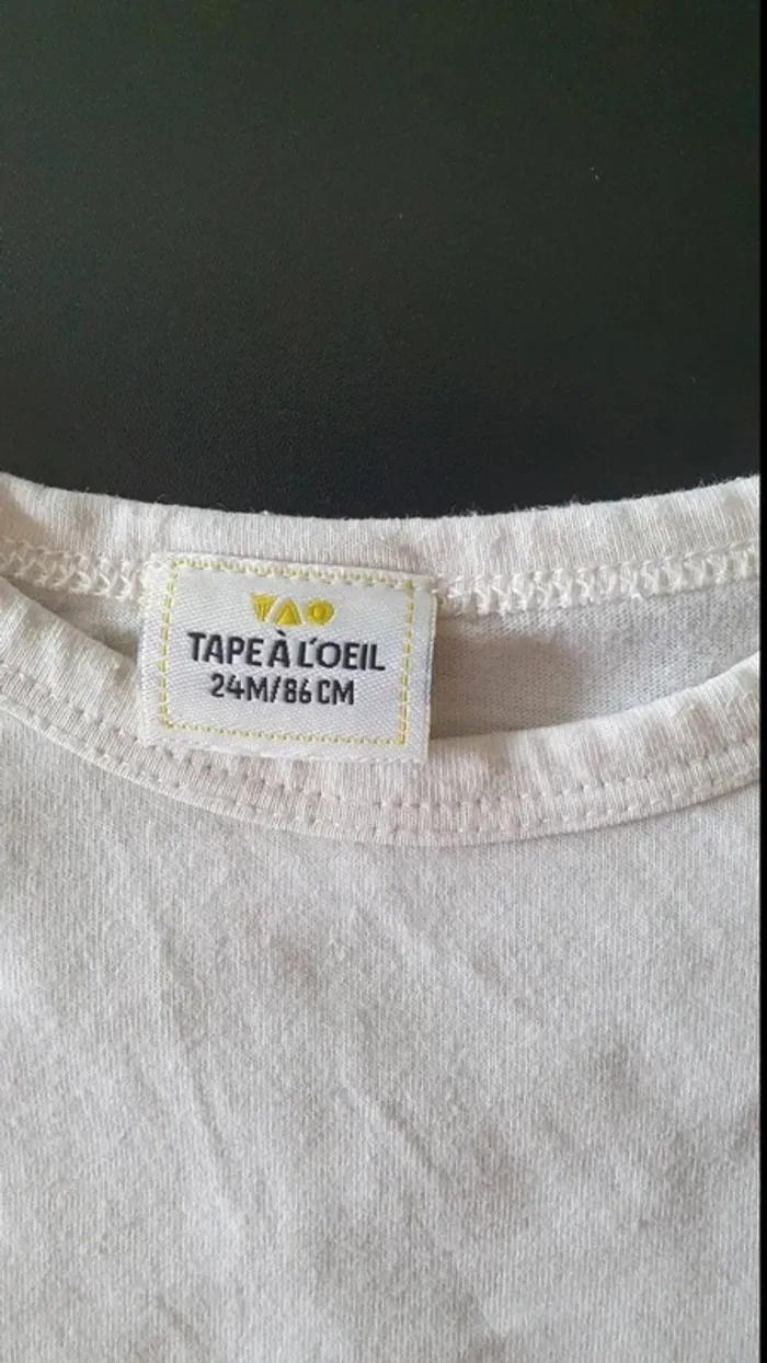 Tee-shirt manche longue 24 mois - photo numéro 3