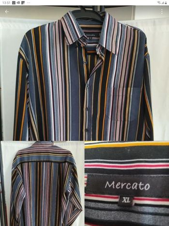 Chemise homme multicolore taille XL très bon état