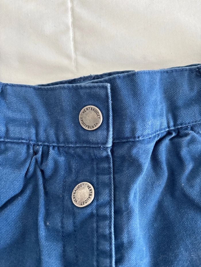 Short en jean bleu Verbaudet pour bébé fille - photo numéro 3