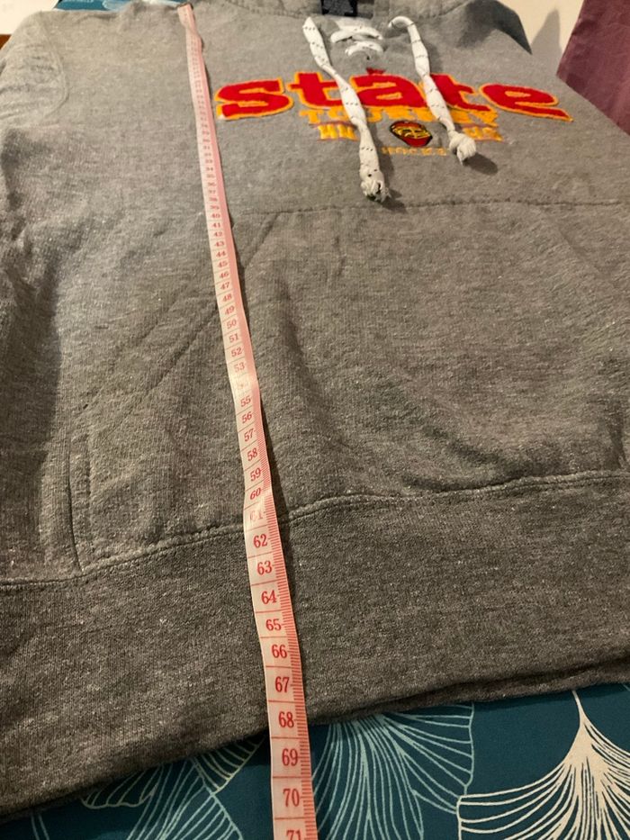 Sweat à capuche gris pour homme MV Sport state tourney hockey 2013 taille M 605 - photo numéro 8