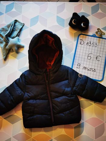 D1353 - manteau garçon 3 mois
