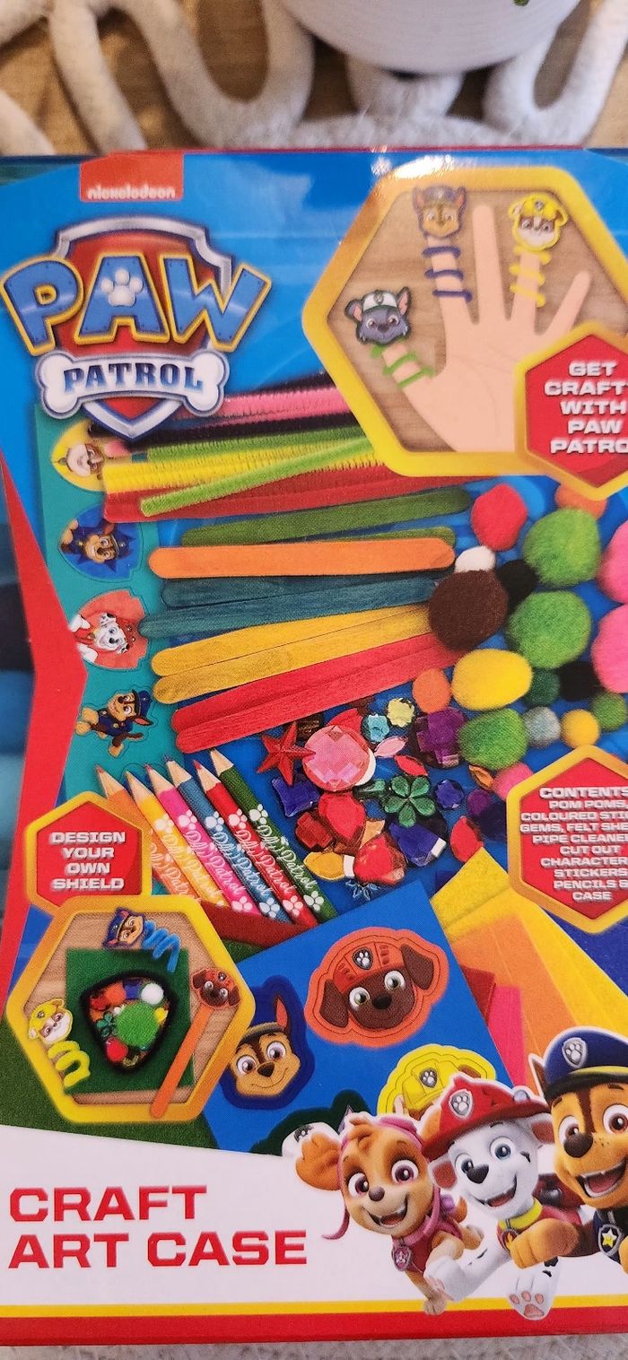 Boite loisirs créatifs Pat Patrouille Bleu Neuf - photo numéro 3