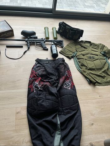 Ensemble paintball lanceur