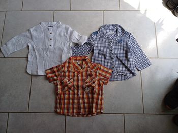 Chemises 12 mois