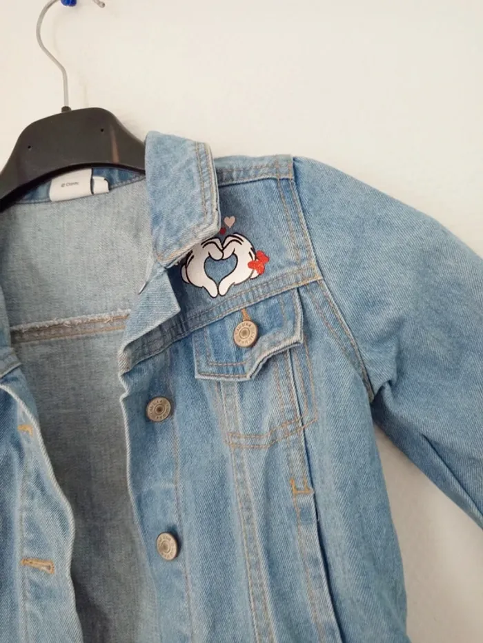 Veste en jeans fille w - photo numéro 3