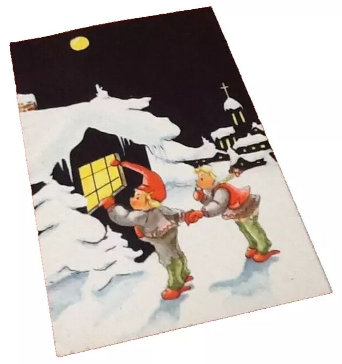 Carte postale ancienne Lutin Millet & Co Oslo Série N° 2629