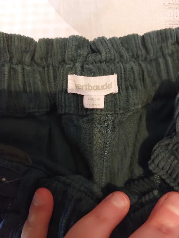 Short en velours neuf Vertbaudet 10A - photo numéro 5