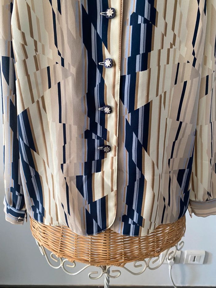 Chemise vintage Françoise de France taille M - photo numéro 4