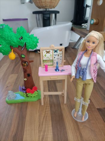Coffret collection Barbie entomologiste - Etude des papillons 