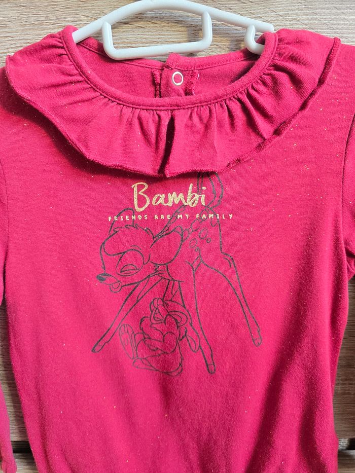 Vêtement Bébé Fille - Body Bambi - Disney - 24 mois 86 cm - photo numéro 4