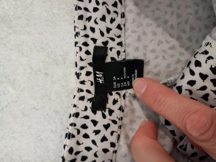 Short à motifs noir et blanc - photo numéro 3