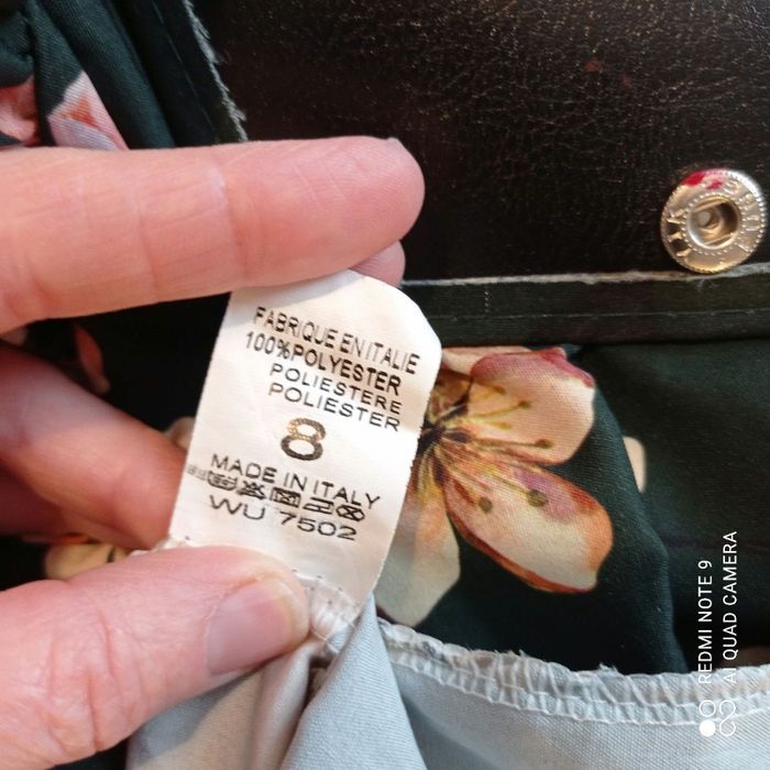 Robe vert foncé à fleurs 8ans - photo numéro 10