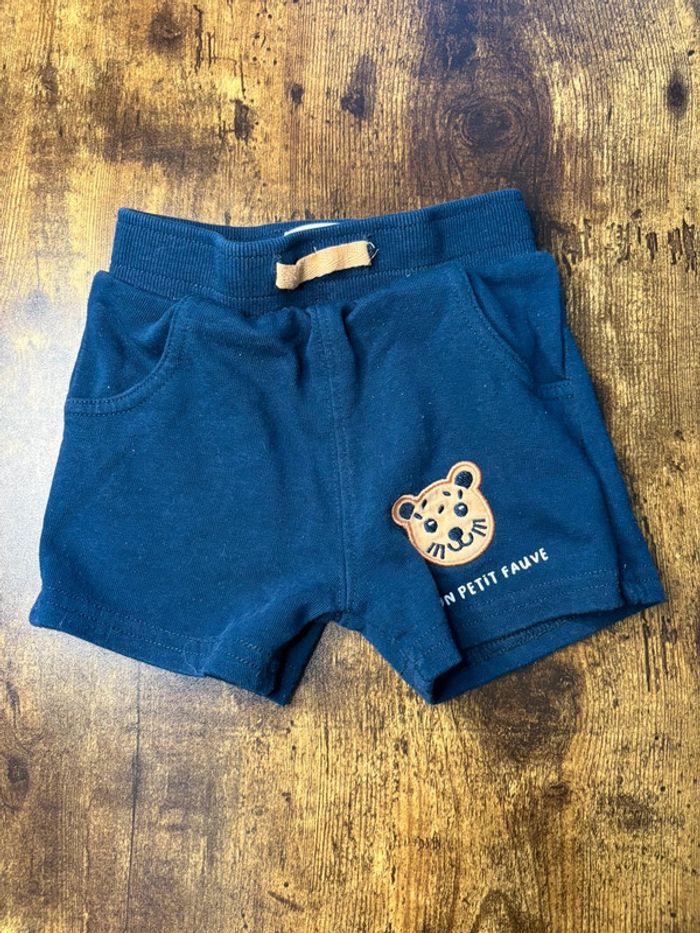 Short bleu 18m
