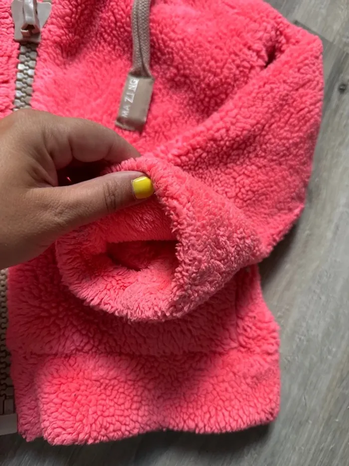 Gros polaire nounours fluo fille 8 ans nirvâna - photo numéro 3