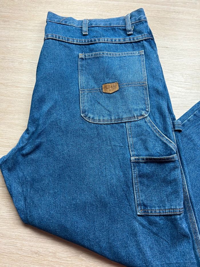 Jean Carpenter Red Kap Workwear Vintage W44 L32 – 100% Coton Made in Mexico - photo numéro 6
