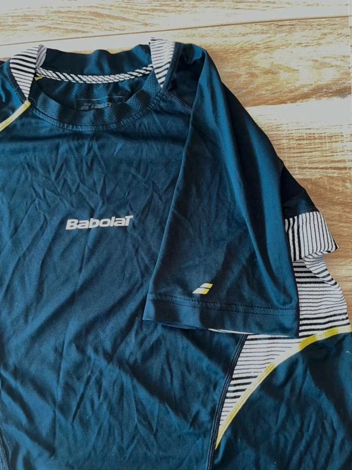 T  shirt babolat noir - photo numéro 4