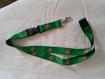 Tour de cou cordon en tissu Heineken Neuf