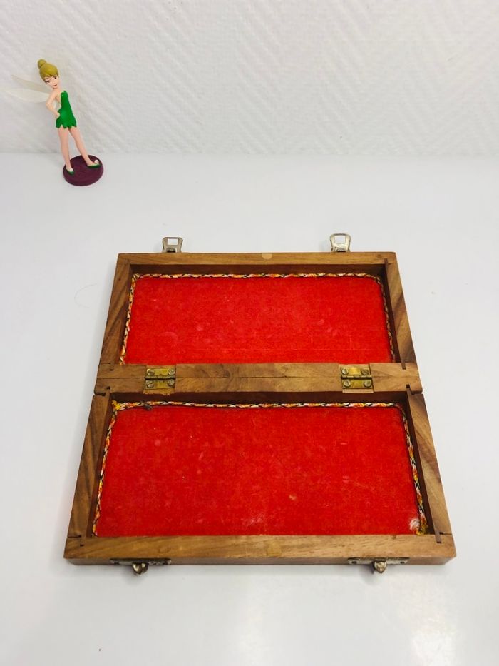 Plateau échiquier pliable de voyage en bois (sans les pions) - photo numéro 3