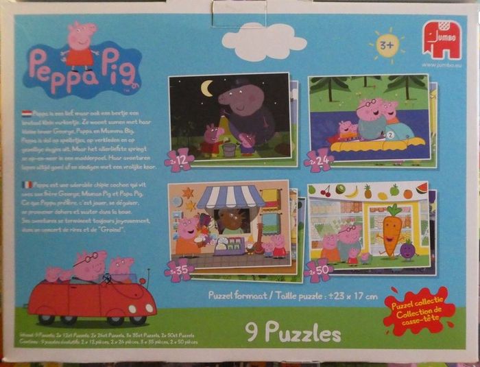 Valisette 9 puzzles Peppa Pig 3+ - photo numéro 3