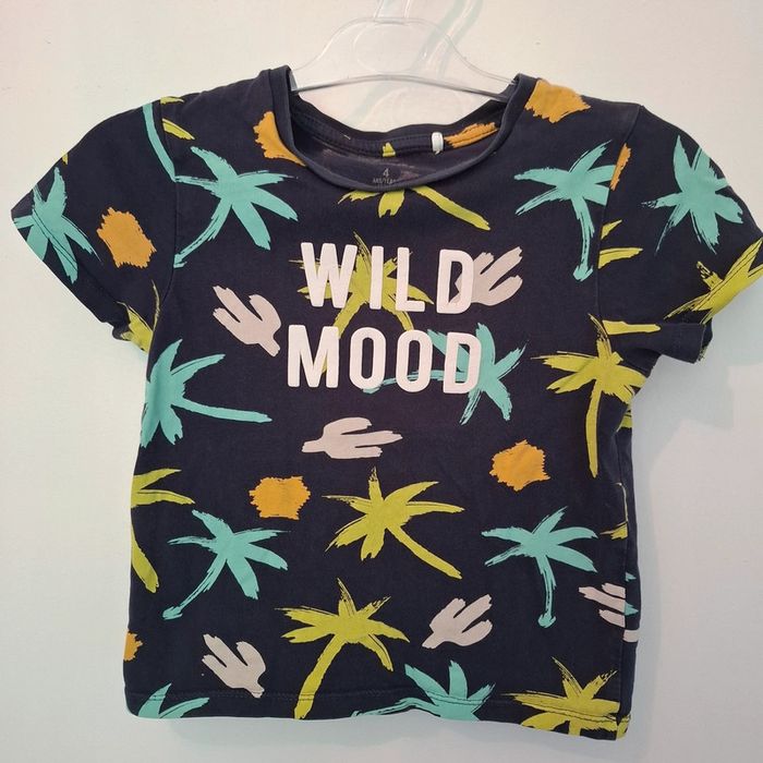 T-shirt palmier 4 ans