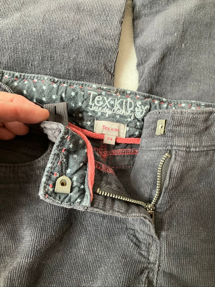 Pantalon velours réglable Tex Kids 7/8 ans (1€) - photo numéro 10