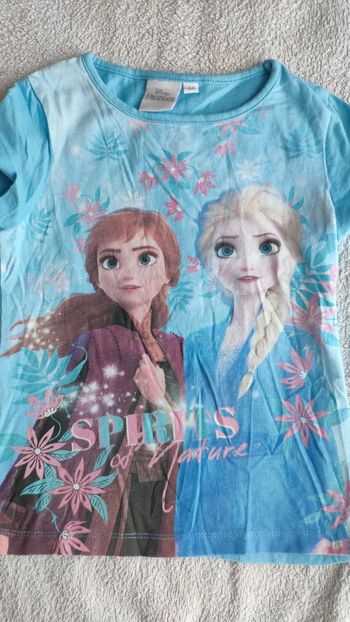 T-shirt reine des neiges 4 ans