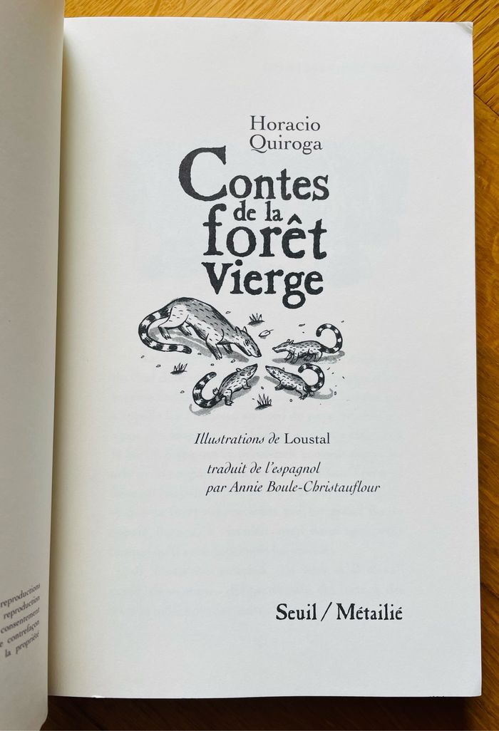 🦩🌿Contes de la forêt vierge Horacio Quiroga - photo numéro 4