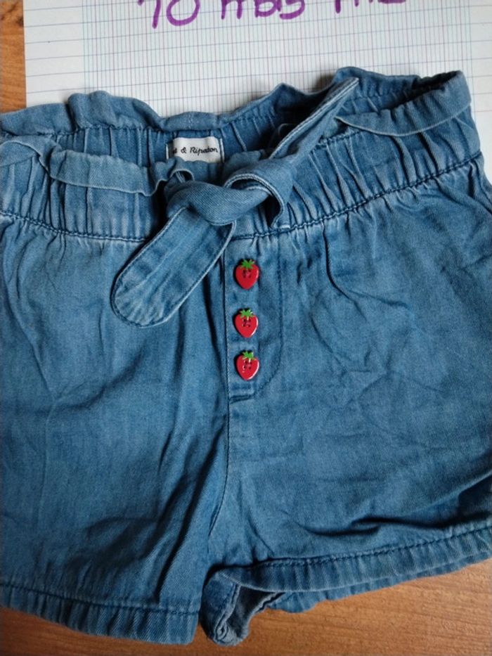 Short paperbag en jean - photo numéro 3