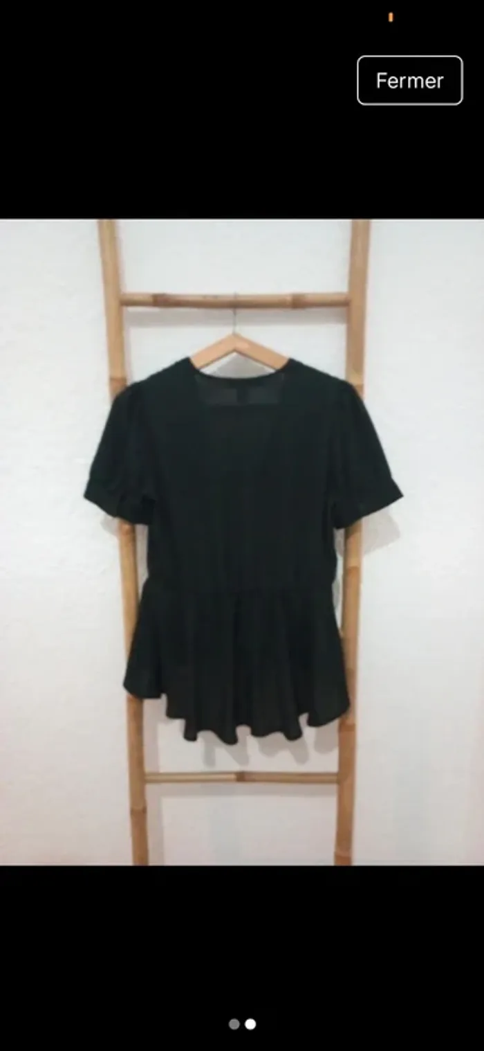 Haut noir voile Forever 21 - photo numéro 5
