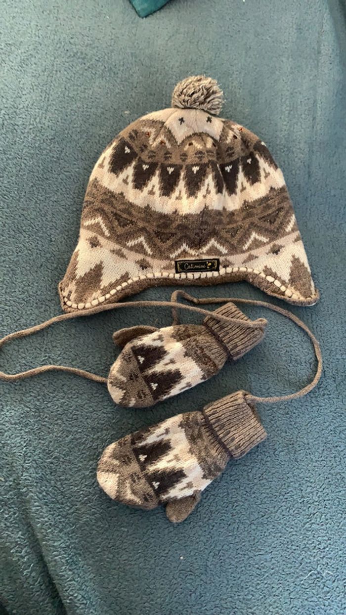 Bonnet et moufles
