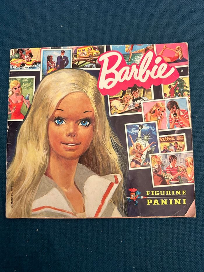 Album livre vignettes Panini ancien 1976 complet Barbie stickers autocollants