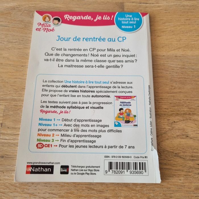 Livre "Jour de rentrée au CP" - photo numéro 2