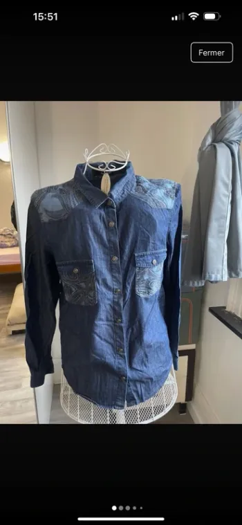 Chemise en jeans femme Kooples