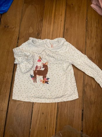 T shirt manches longues bébé fille Orchestra - 9 mois