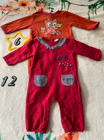 Lot de pyjamas 6 mois