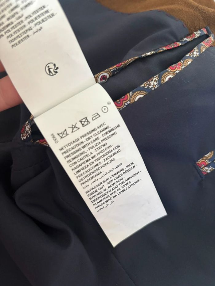 Veste de costume Devred marron effet daim Taille 50 - photo numéro 14