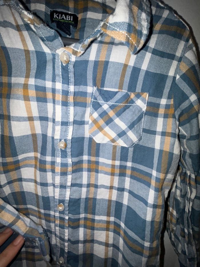 Chemise à carreaux Kiabi - photo numéro 2