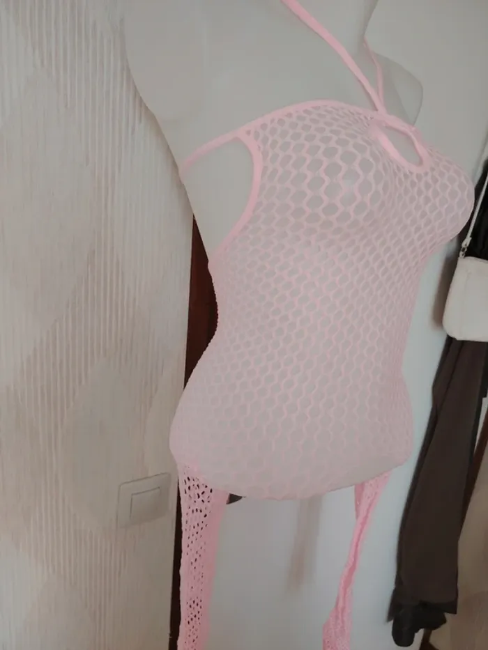 Combinaison sexy bodystocking résille - photo numéro 4